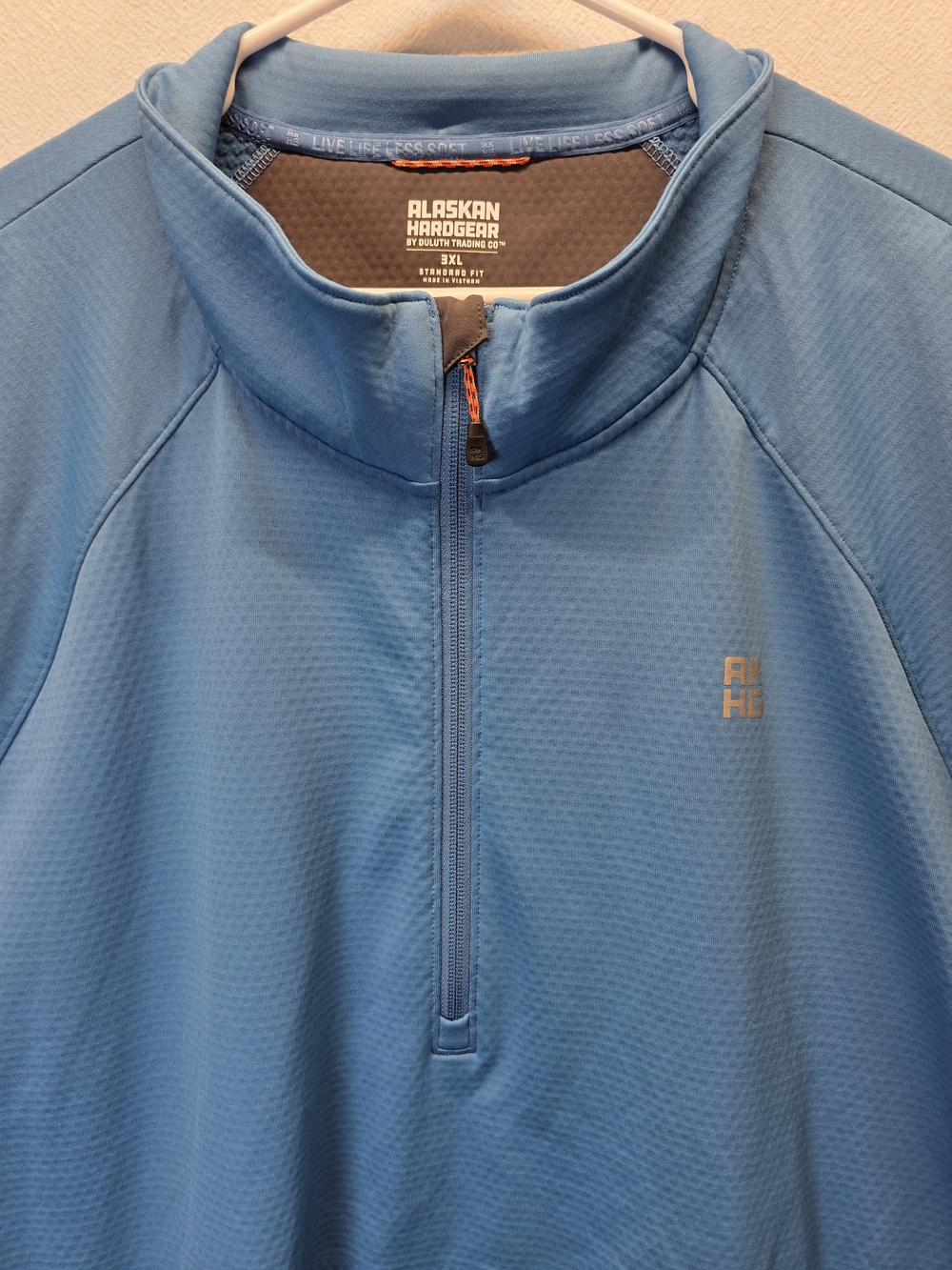 Blue Alaskan Hardgear by Duluth Trading Co. AKHG Crosslayer 1/4 zip fleece - Picture 6 of 15